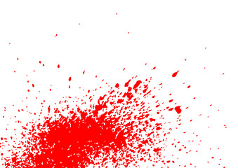 Czerwona plama krwi ilustracja