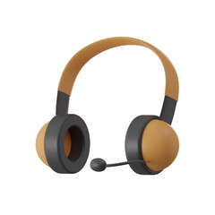 3D Render of Headphone - Immersive Audio Experience