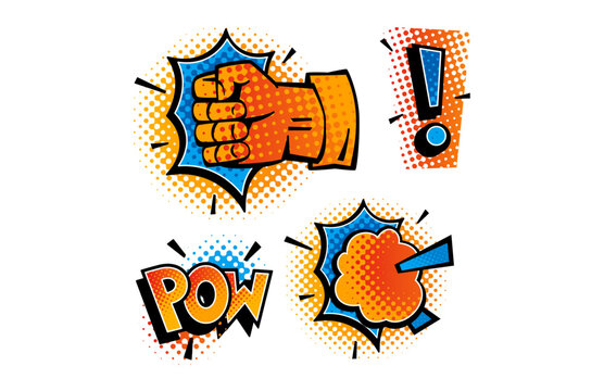 Pow Graphic Vector