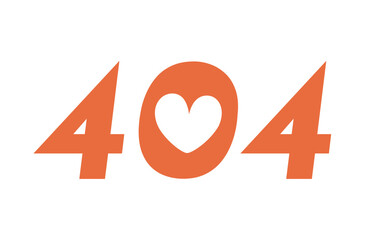 Romance heart shape black white error 404 flash message. Online dating. Romantic site. Monochrome empty state ui design. Page not found popup cartoon image. Vector flat outline illustration concept