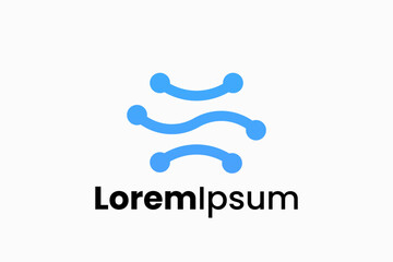 data wave Vector Logo Premium 