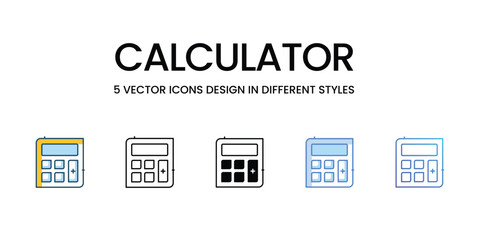 Medal Icon Design in Five style with Editable Stroke. Line, Solid, Flat Line, Duo Tone Color, and Color Gradient Line. Suitable for Web Page, Mobile App, UI, UX and GUI design.