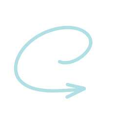 Green Arrows line Hand Drawn Doodle divider Elements line illustration, , Isolated PNG