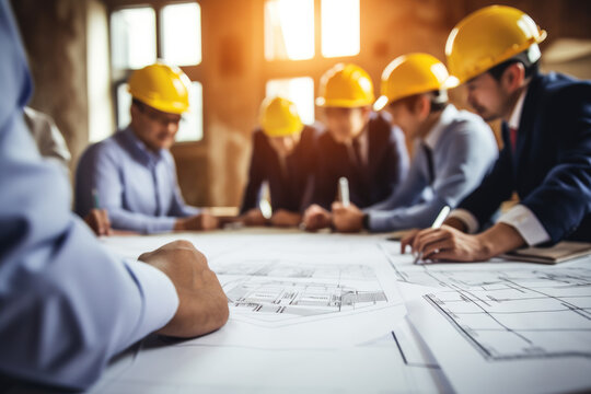 Civil engineers work at construction sites to supervise and inspect sites.
