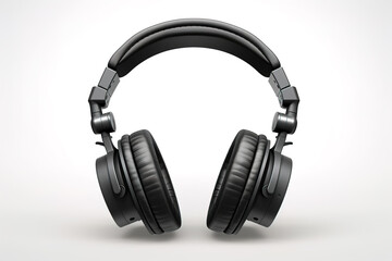 Fototapeta na wymiar Studio headphones isolated on white background