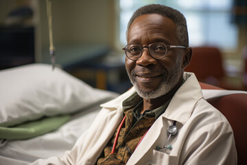 portrait of a smiling doctor
