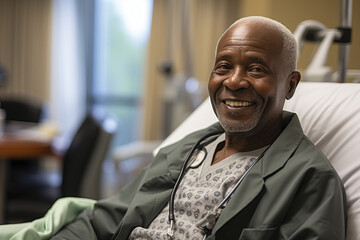 portrait of a person in hospital