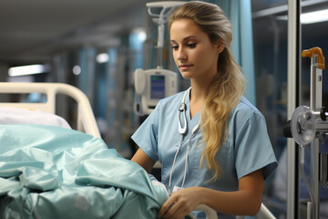 nurse in hospital