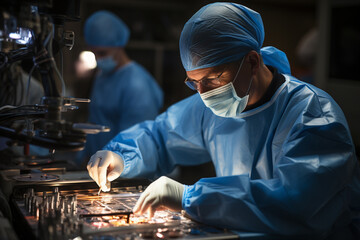 surgeons in operation room