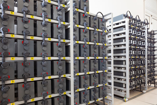 Battery room for back up in a emergency at a industrial plant.