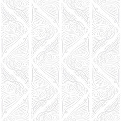 Seamless decorative pattern with abstract ornaments.