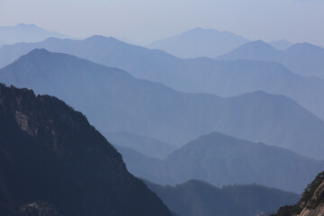 Fototapeta na wymiar mountain landscape in the morning