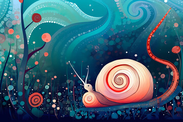 snail watching the universe