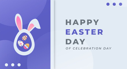 Happy Easter Day Celebration Vector Design Illustration for Background, Poster, Banner, Advertising, Greeting Card