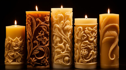 Waxing Poetic: Illuminating Serenity in Shades of Tranquility