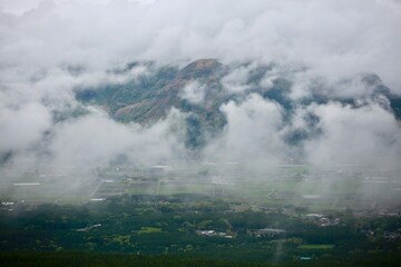 Fototapeta premium clouds in the mountains