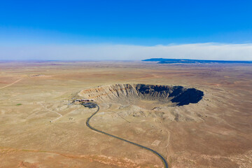 Aerial view of the Meteor Crater Natural Landmark © Kit Leong