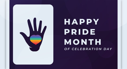 Happy Pride Month LGBT Celebration Vector Design Illustration for Background, Poster, Banner, Advertising, Greeting Card