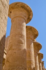 Temple complex in Luxor, Egypt.