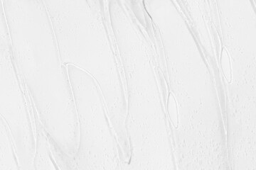 The current gel is clear or serum. On a light background. Empty space for advertising