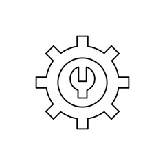 maintenance icon. outline icon