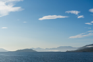 View from Badder fjord, Kvænangen, Norway