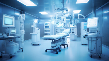 Equipment and medical devices in modern operating room