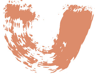 Abstract brush stroke vector. Abstract shape.