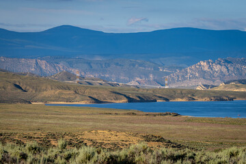 Fototapeta premium Flaming Gorge Reservoir in Northern Utah and Southern Wyoming.