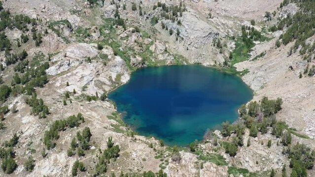 Aerial view of the beautiful Liberty Lake