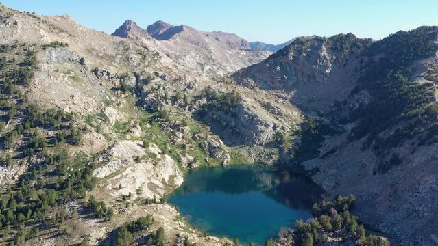 Aerial view of the beautiful Liberty Lake