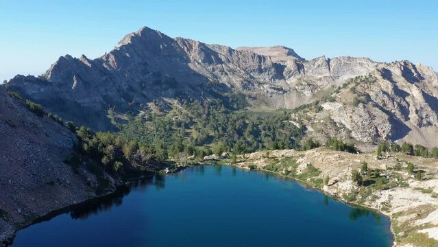 Aerial view of the beautiful Liberty Lake