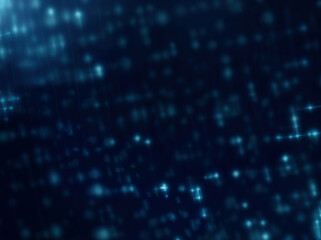 Abstract blue technology hexagonal background