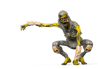 zombie is showing the way