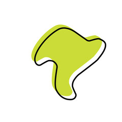 Amoeba organic blob shape