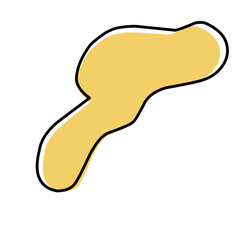 Amoeba organic blob shape