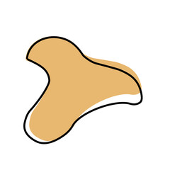 Amoeba organic blob shape