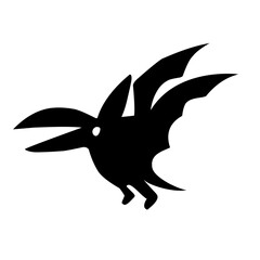 Fototapeta premium Dinosaur silhouette 