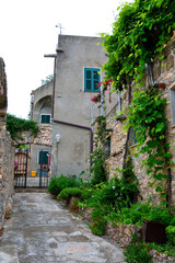 Fototapeta na wymiar the ancient village of Verezzi Savona Italy