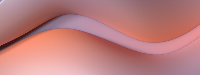 A gentle and graceful fluid curve is an example of a curve Teal and Orange Abstract, Elegant and Modern 3D Rendering image