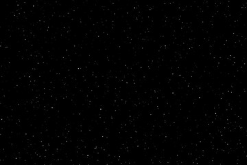 Black starry background with a dazzling starfield with stars and galaxies from outer space, the night sky, and the cosmos. Black stars background. AI generated.