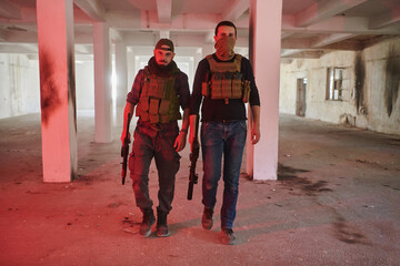 An abandoned building serves as the stronghold for a team of terrorists, fiercely guarding their...