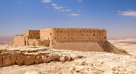 beautiful castle on a mountain in jerusalem by day