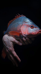 Fototapeta premium a fish painting