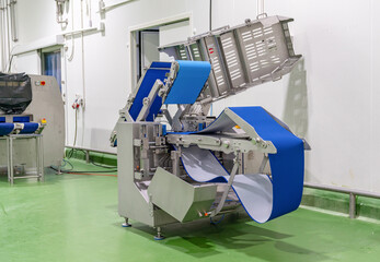 The machine was cleaning after run in a day.
