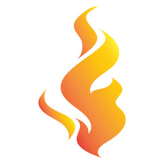 gradient orange fire flame