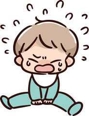 泣く赤ちゃん