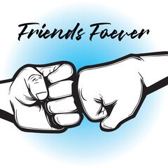 Fist Bump Friendship Forever Day