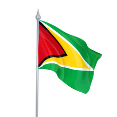 Fototapeta na wymiar Guyana Flag