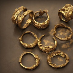 gold and silver generated by AI tool